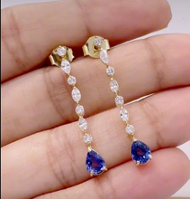 Load image into Gallery viewer, Schary Sapphire Earrings
