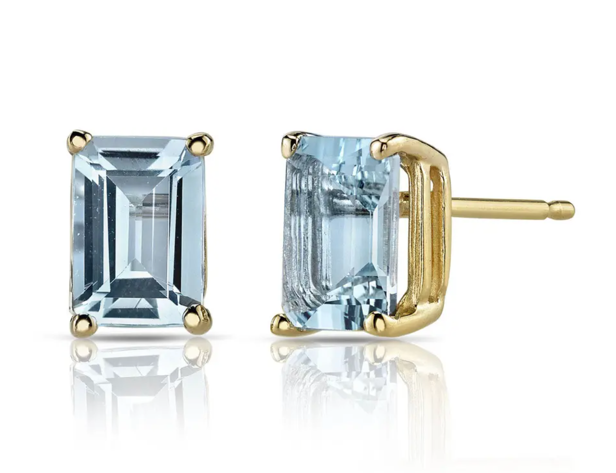 Marissa Aquamarine Studs