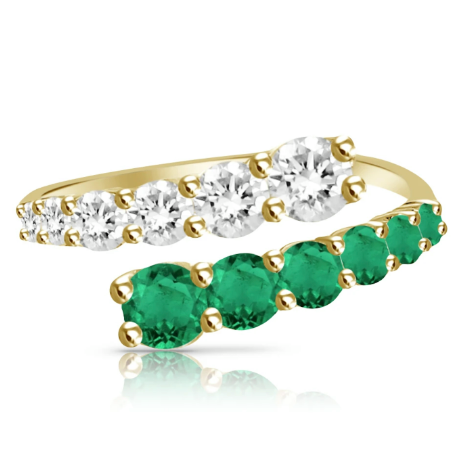 Emma Emerald Diamond Ring