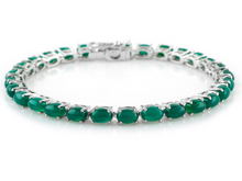 Load image into Gallery viewer, Ivonne Emerald Tennis Bracelet 6.57 ct.
