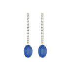 Celina Sapphire Diamond Earrings