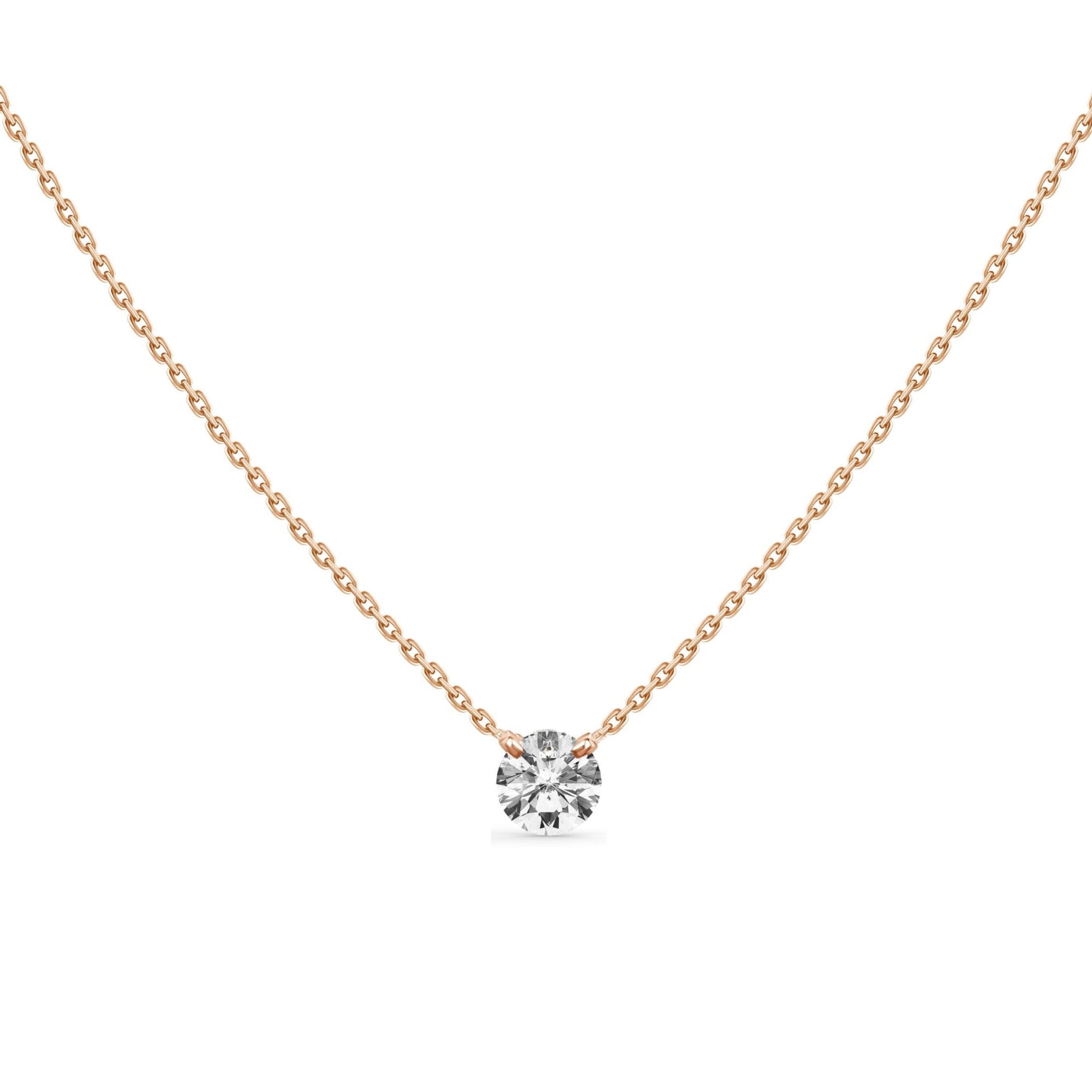 Charlie Solitaire Diamond Necklace 0.50 ct.
