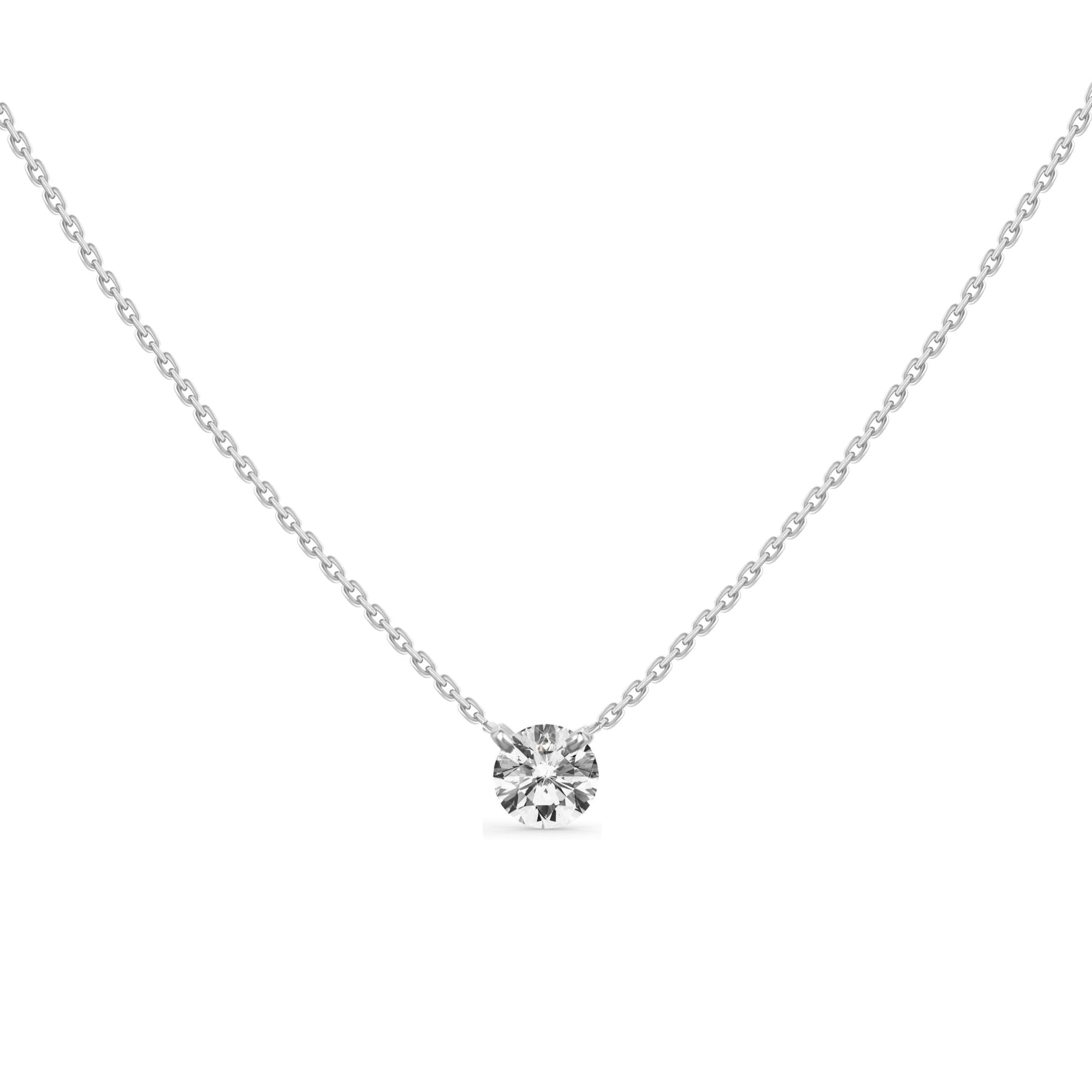 Charlie Solitaire Diamond Necklace 0.50 ct.