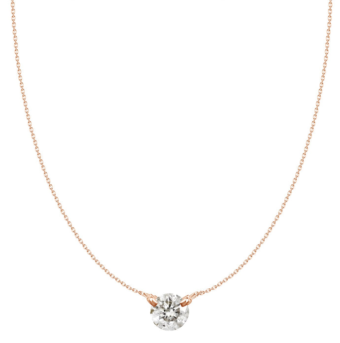 Charlie Solitaire Diamond Necklace .50 ct