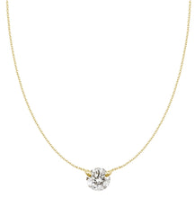 Load image into Gallery viewer, Charlie Solitaire Diamond Necklace .50 ct
