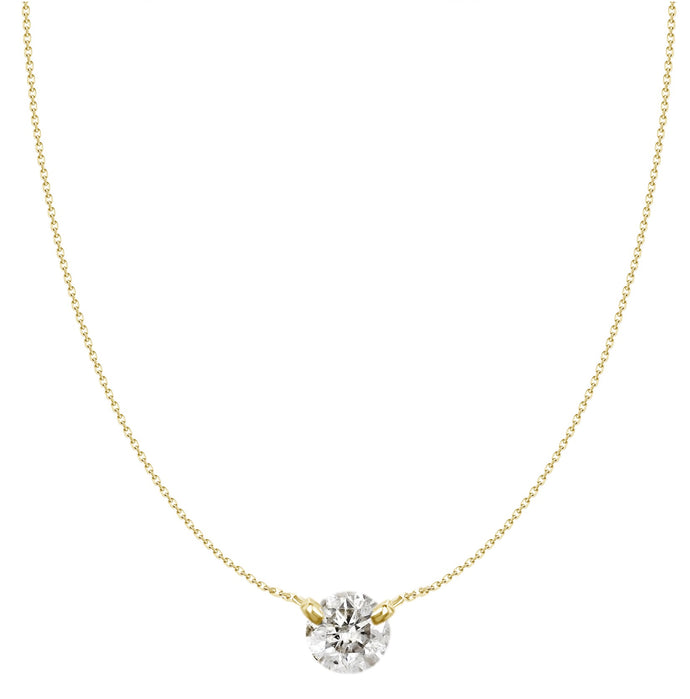 Charlie Solitaire Diamond Necklace .50 ct