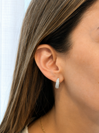Deuce Large Dual Hoops
