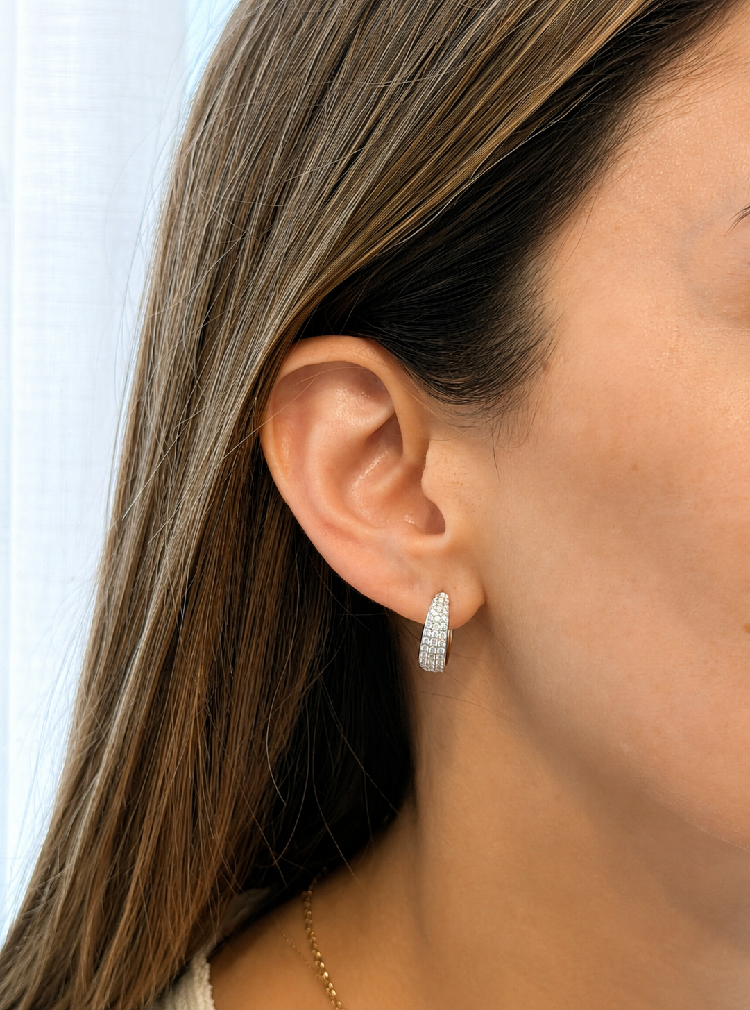 Deuce Large Dual Hoops