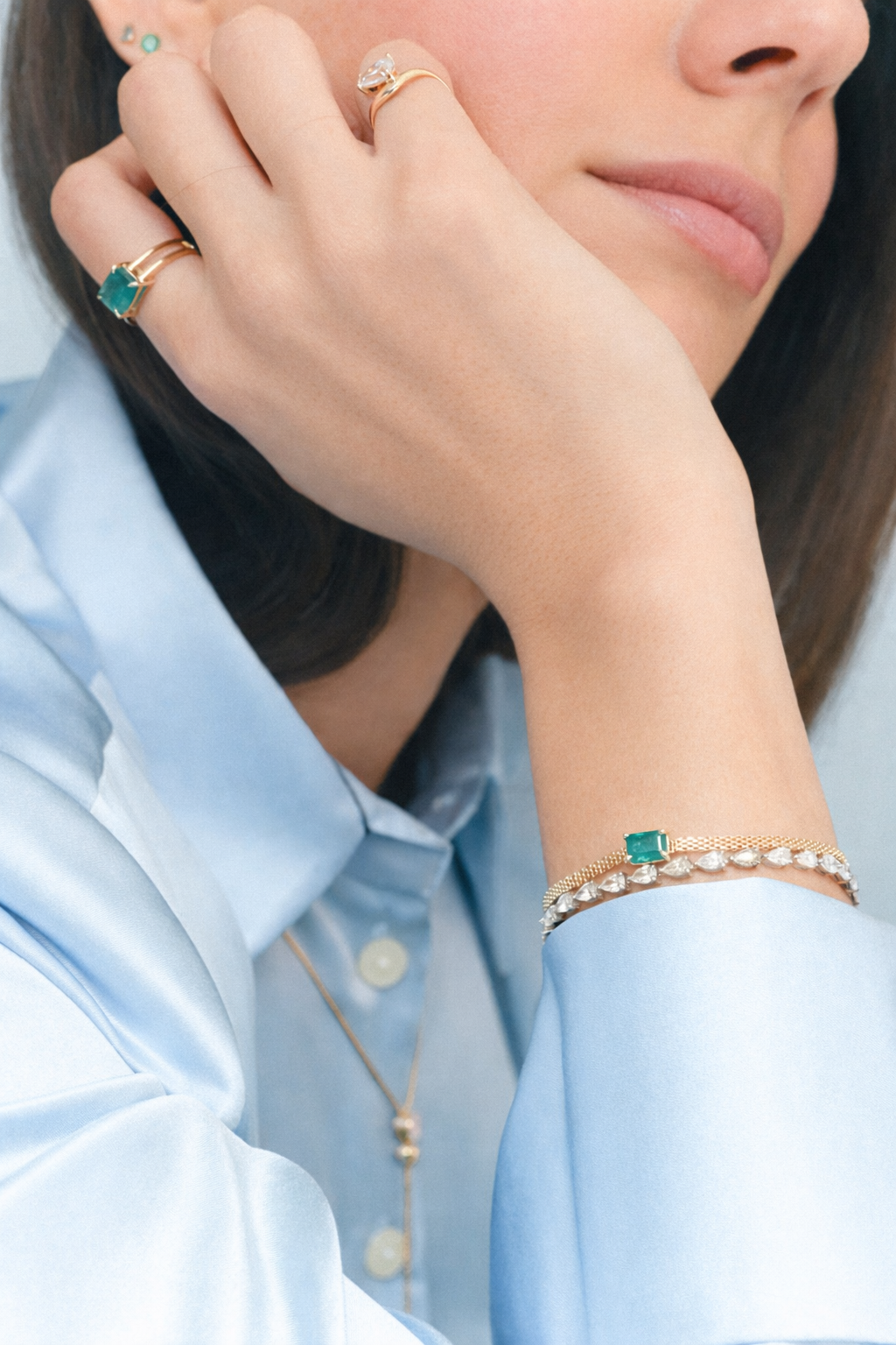 Oracle Emerald Ring