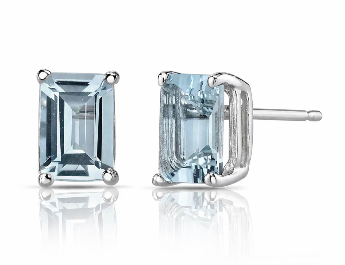 Marissa Aquamarine Studs