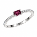 Marla Ruby Diamond Ring