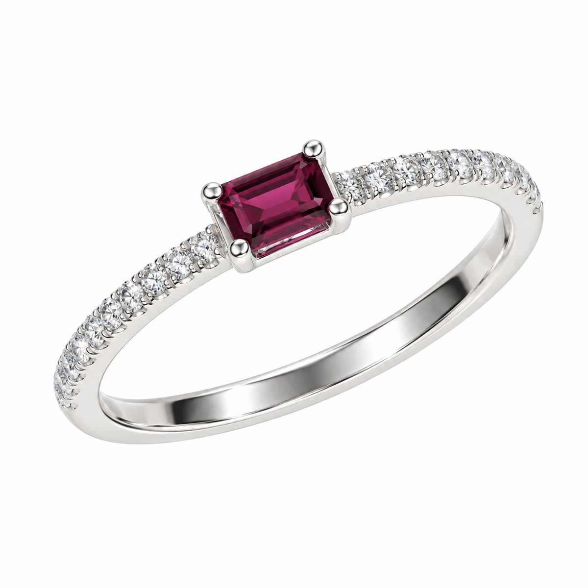 Marla Ruby Diamond Ring