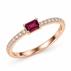 Marla Ruby Diamond Ring