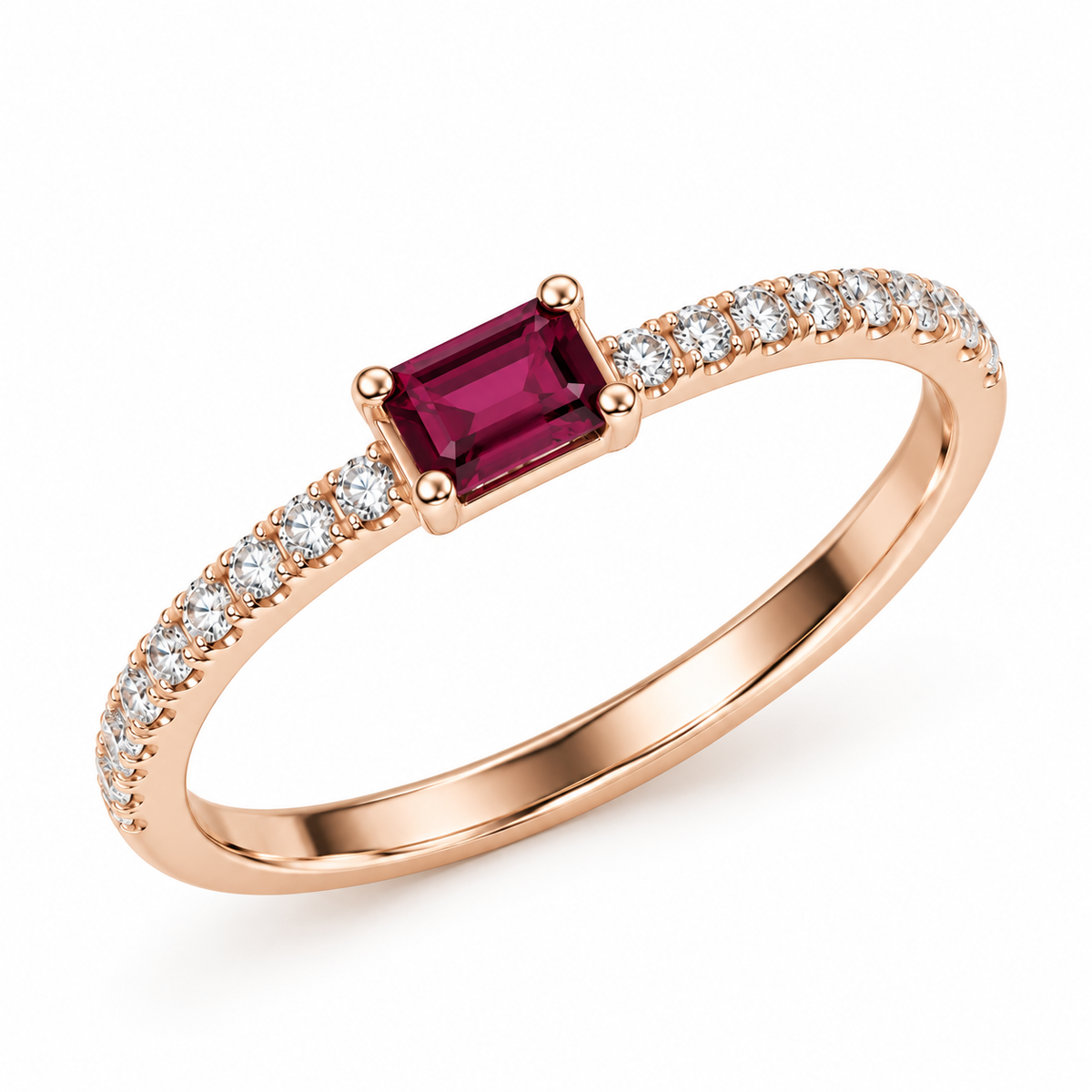 Marla Ruby Diamond Ring