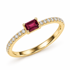 Marla Ruby Diamond Ring