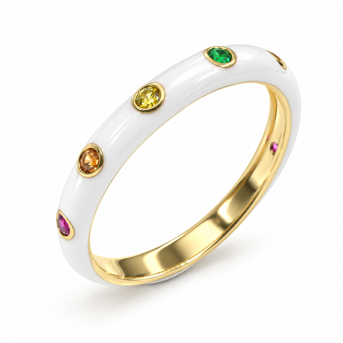 Pride White Ring