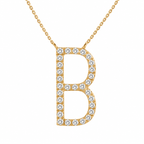 Alphabet Diamond Necklace