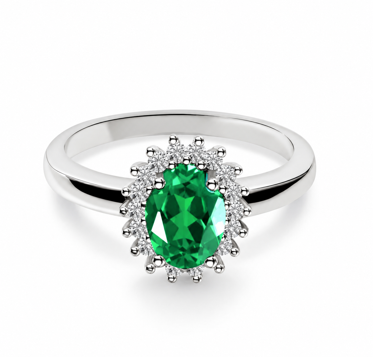 Verona Emerald Diamond Ring