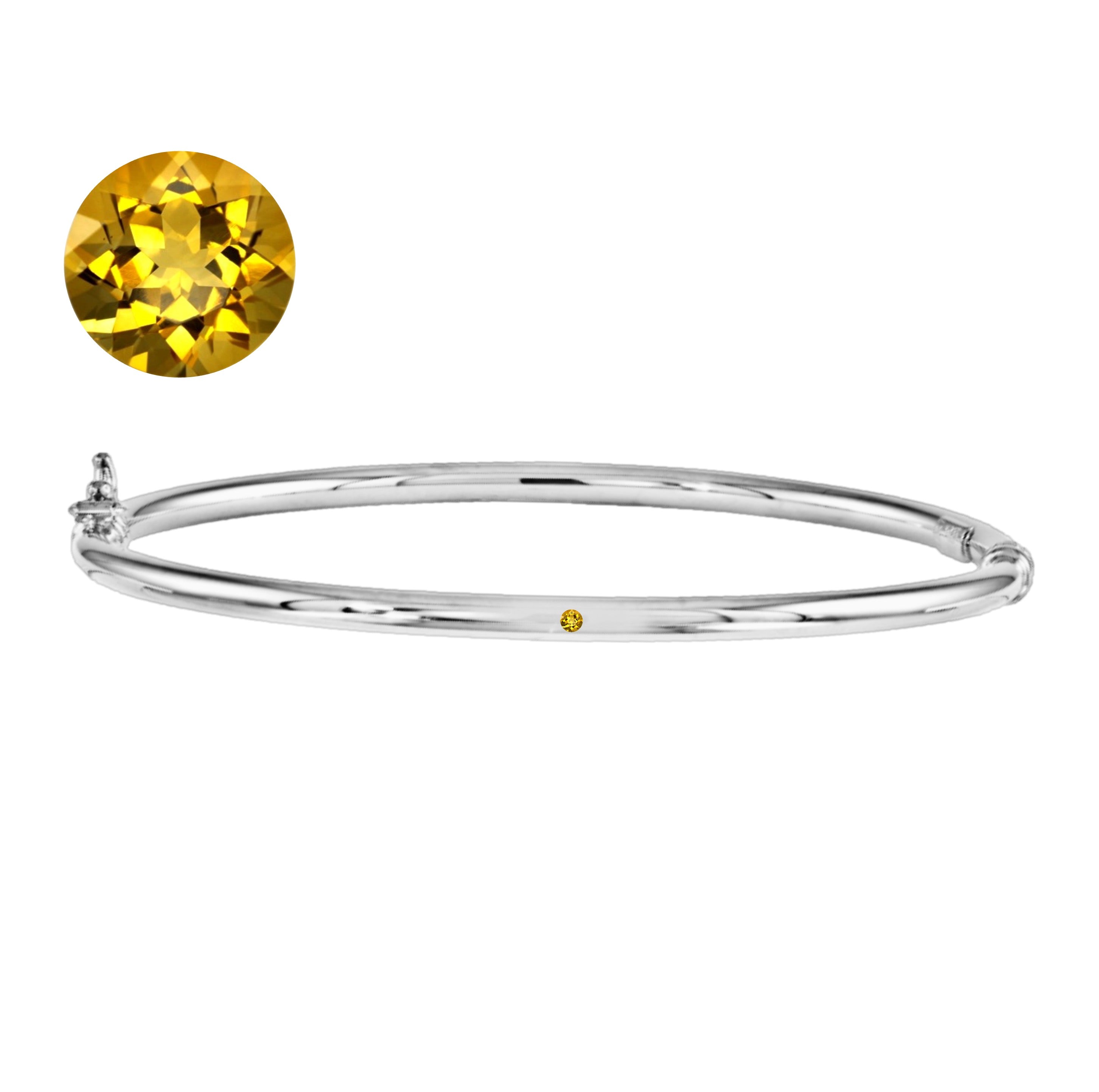 Lulu Birthstone Gold Bangle