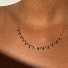 Load image into Gallery viewer, Capri Emerald Diamond Necklace
