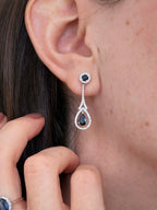 Ofelia Sapphire Diamond Earrings