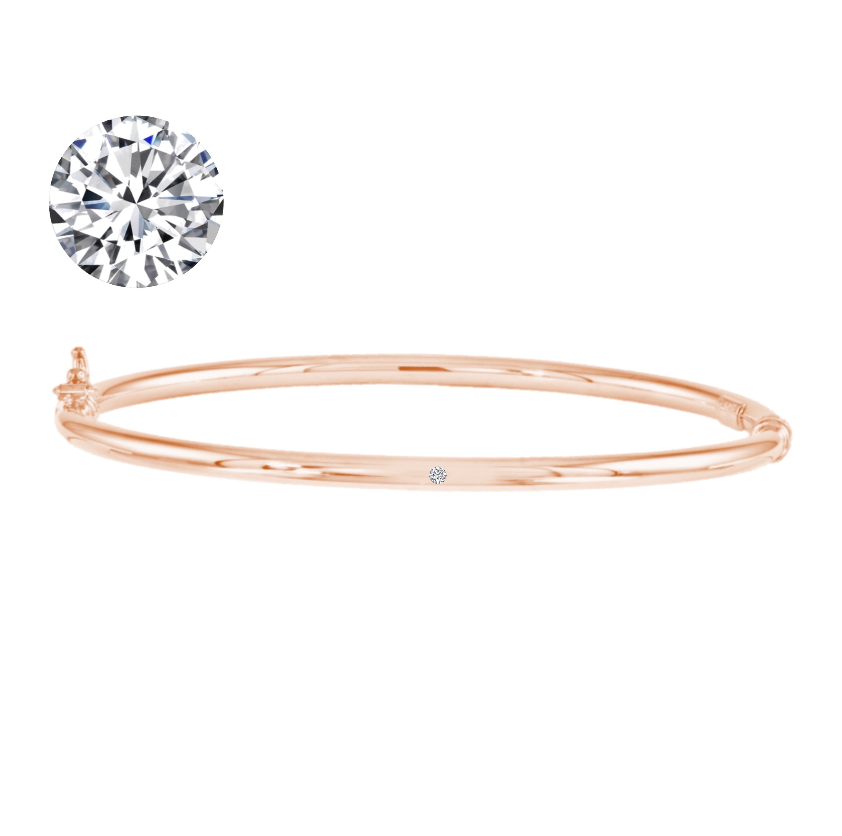 Lulu Birthstone Gold Bangle