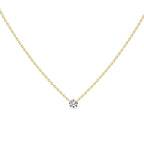 Doutzen Solitaire Diamond Necklace 0.10 ct.