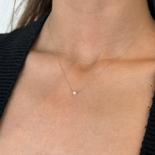 Load image into Gallery viewer, Doutzen Solitaire Diamond Necklace .10 ct
