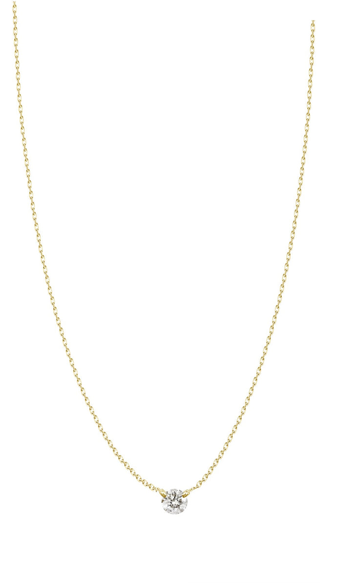 Doutzen Solitaire Diamond Necklace .10 ct