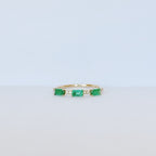Florencia Emerald Diamond Ring