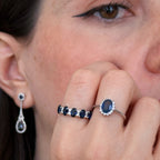 Martha Sapphire Diamond Ring