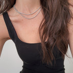 Serena Straight Diamond Tennis Necklace 5.0 ct.