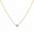 Eleonor Solitaire Diamond Necklace 0.30 ct.