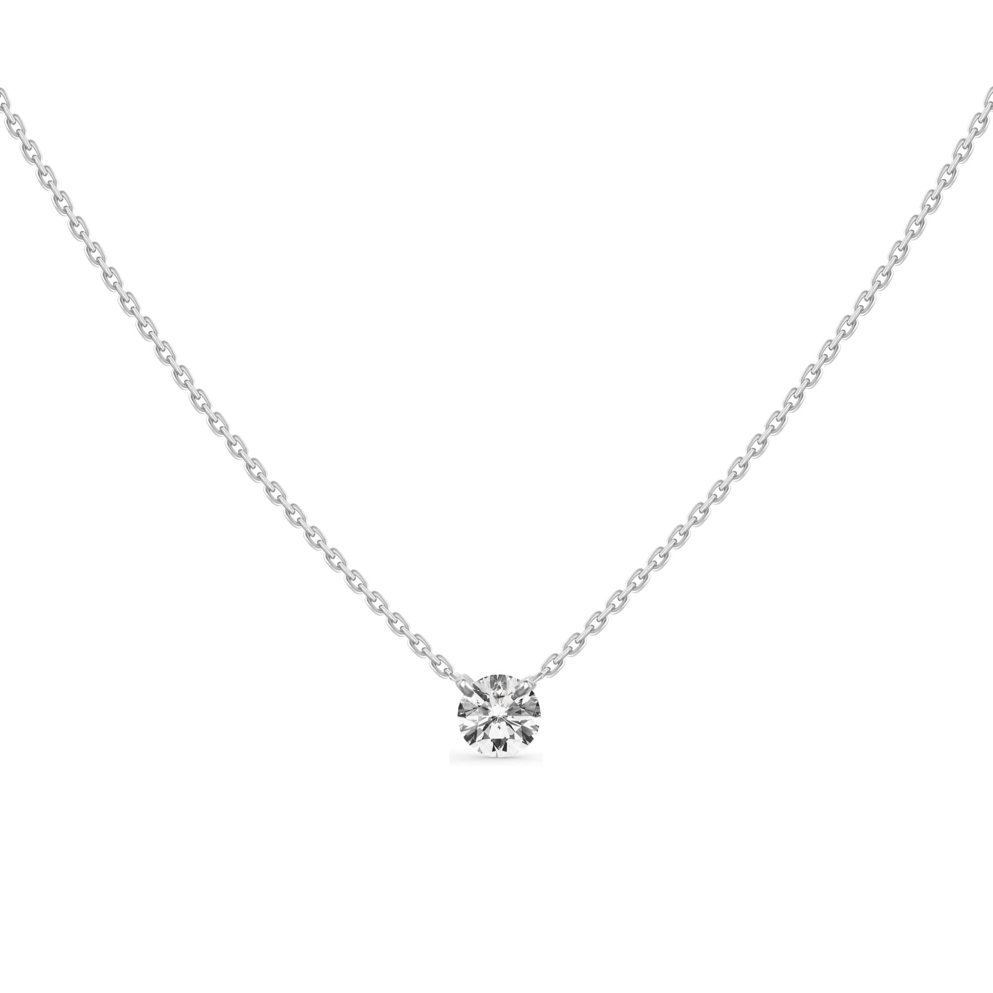 Eleonor Solitaire Diamond Necklace 0.30 ct.