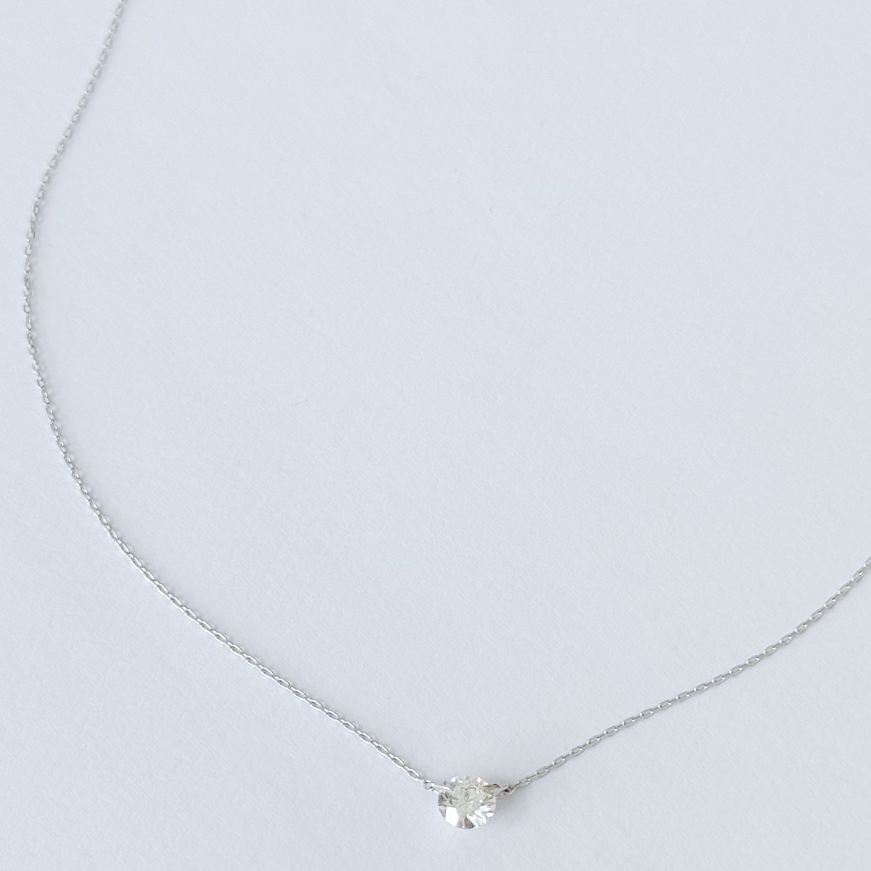 Eleonor Solitaire Diamond Necklace 0.30 ct.