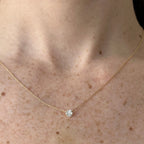 Eleonor Solitaire Diamond Necklace 0.30 ct.