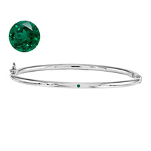 Load image into Gallery viewer, Lulu Birthstone Gold Bangle
