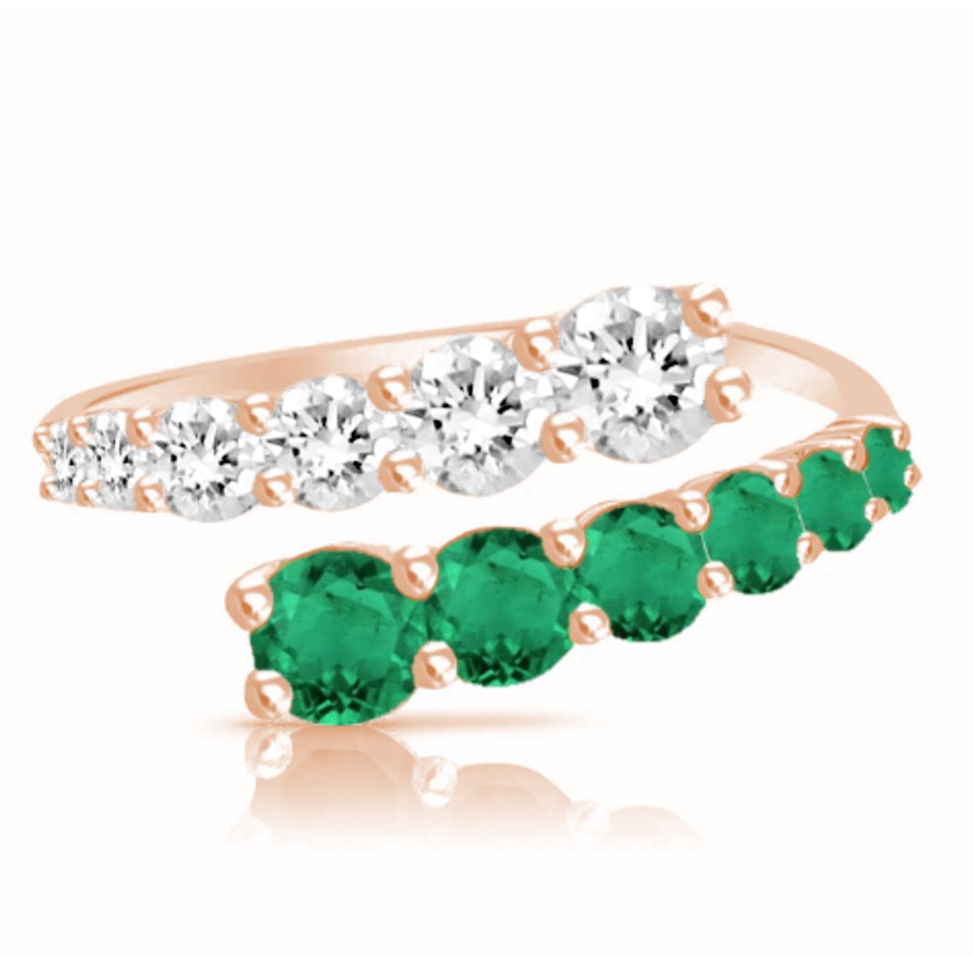 Emma Emerald Diamond Ring