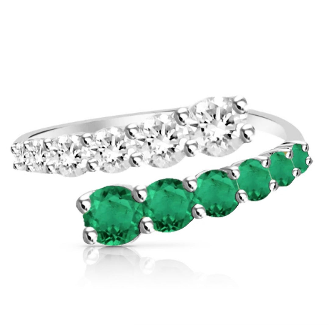 Emma Emerald Diamond Ring