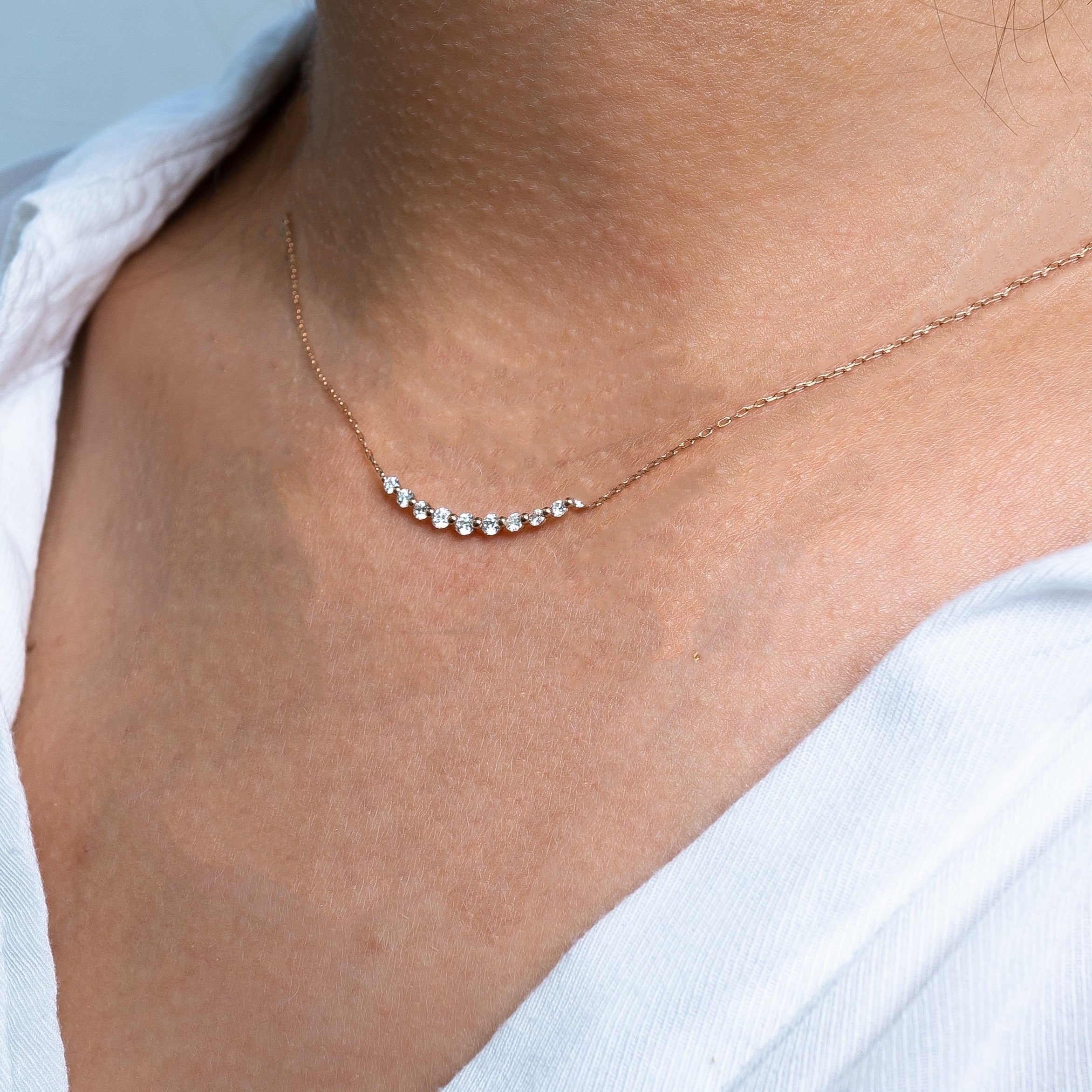 Evangeline Diamond Necklace .30 ct
