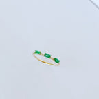 Florencia Emerald Diamond Ring