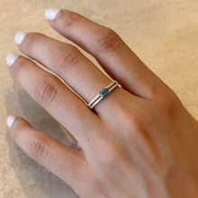 Load image into Gallery viewer, Alessia Blue Topaz Diamond Ring

