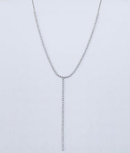 Load image into Gallery viewer, Cecil Half Diamond Lariat Tennis Necklace 1.50 ct.
