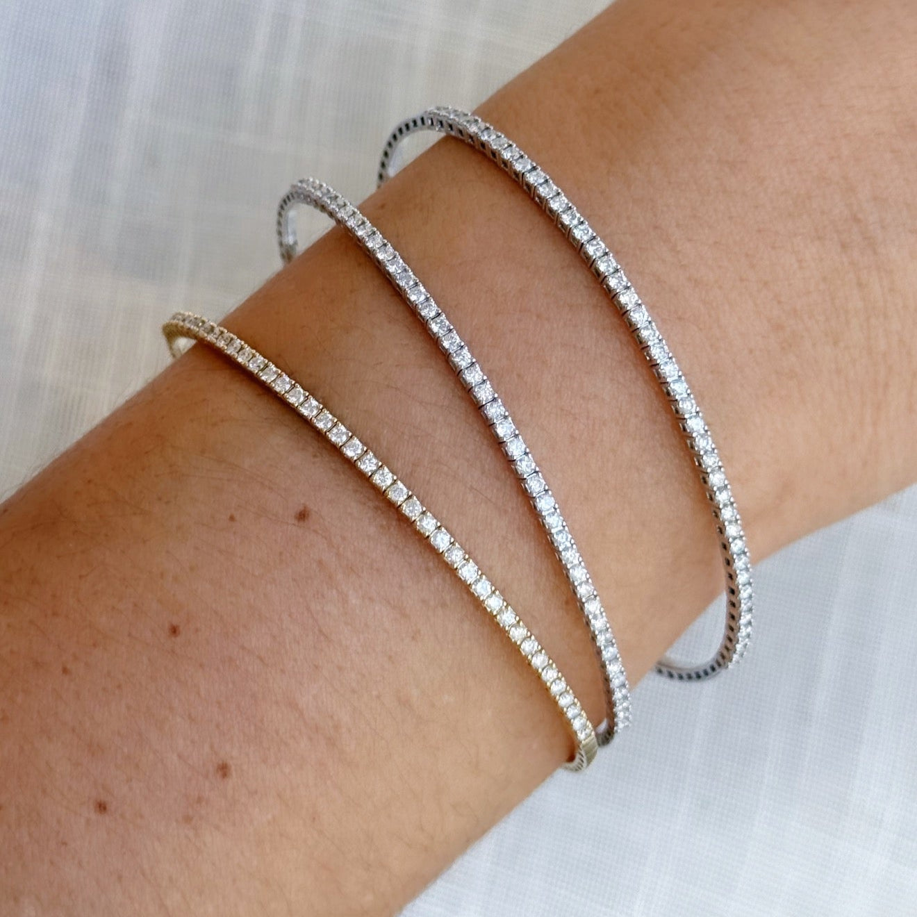 Alicent Diamond Flexible Bangle 0.85 ct.