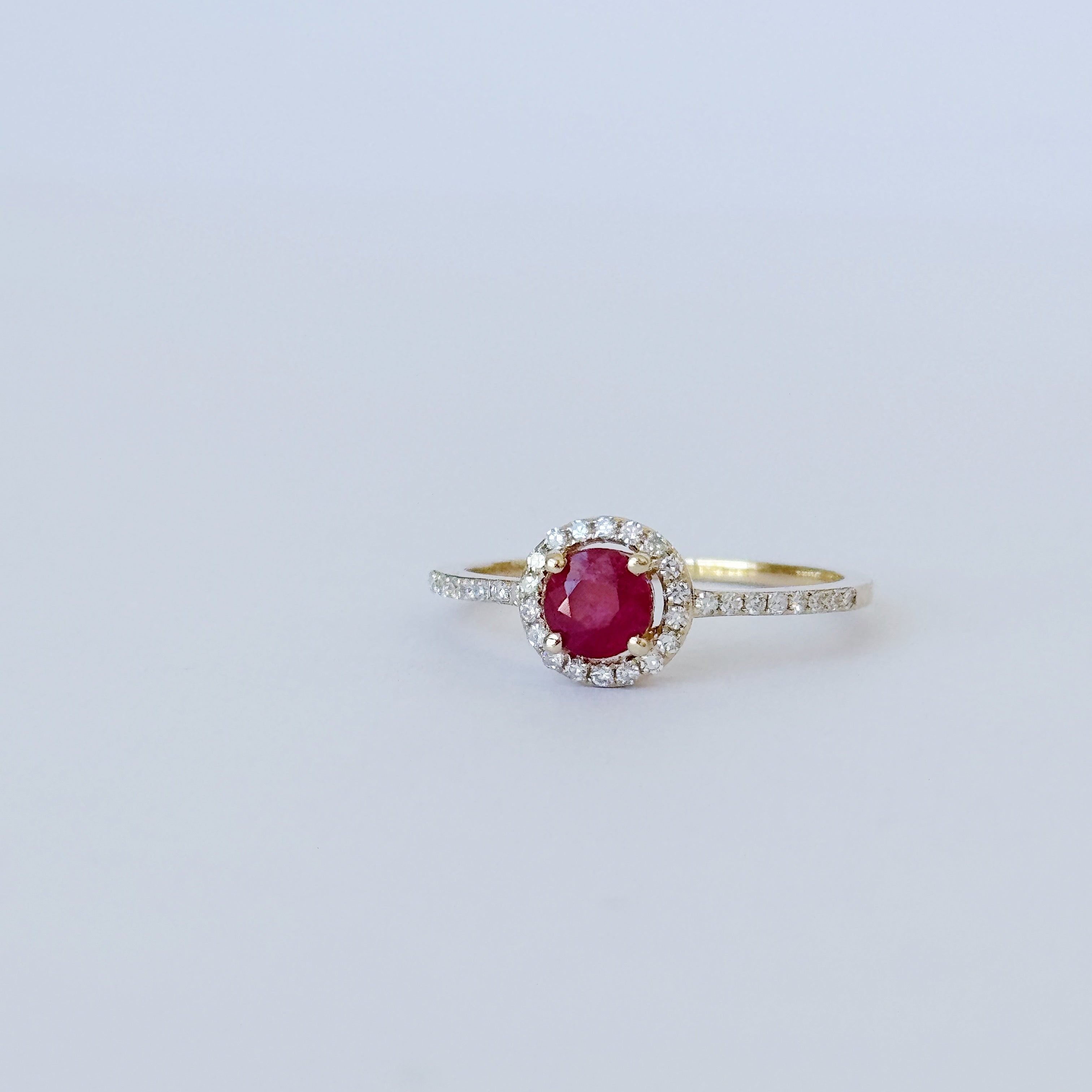 Marsella Ruby Diamond Ring