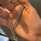 18K Bianca Diamond Tennis Bracelet 2.10 ct.