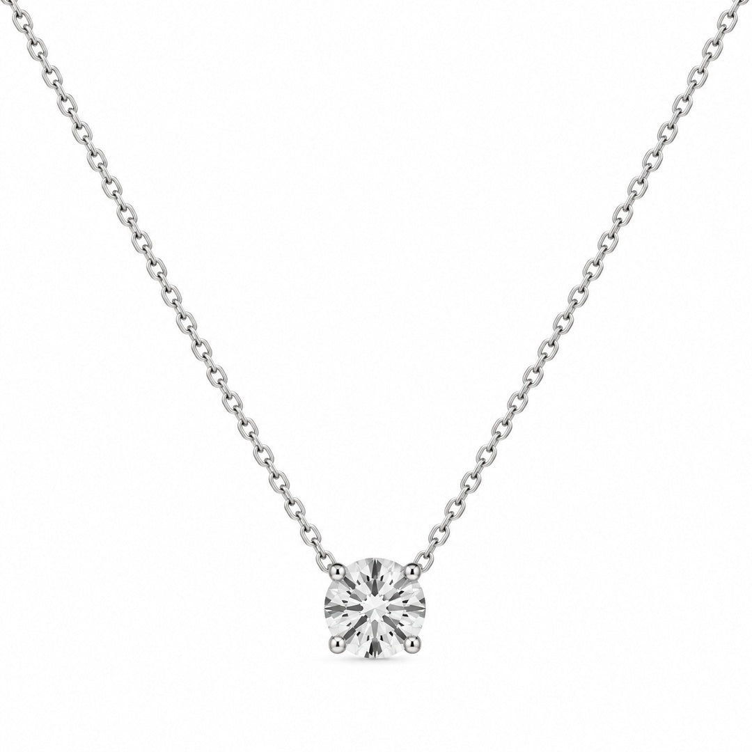 Frida Solitaire Diamond Necklace 0.20 ct.