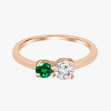 Load image into Gallery viewer, Forever Emerald Diamond Ring
