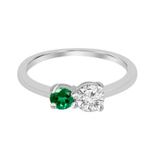 Load image into Gallery viewer, Forever Emerald Diamond Ring
