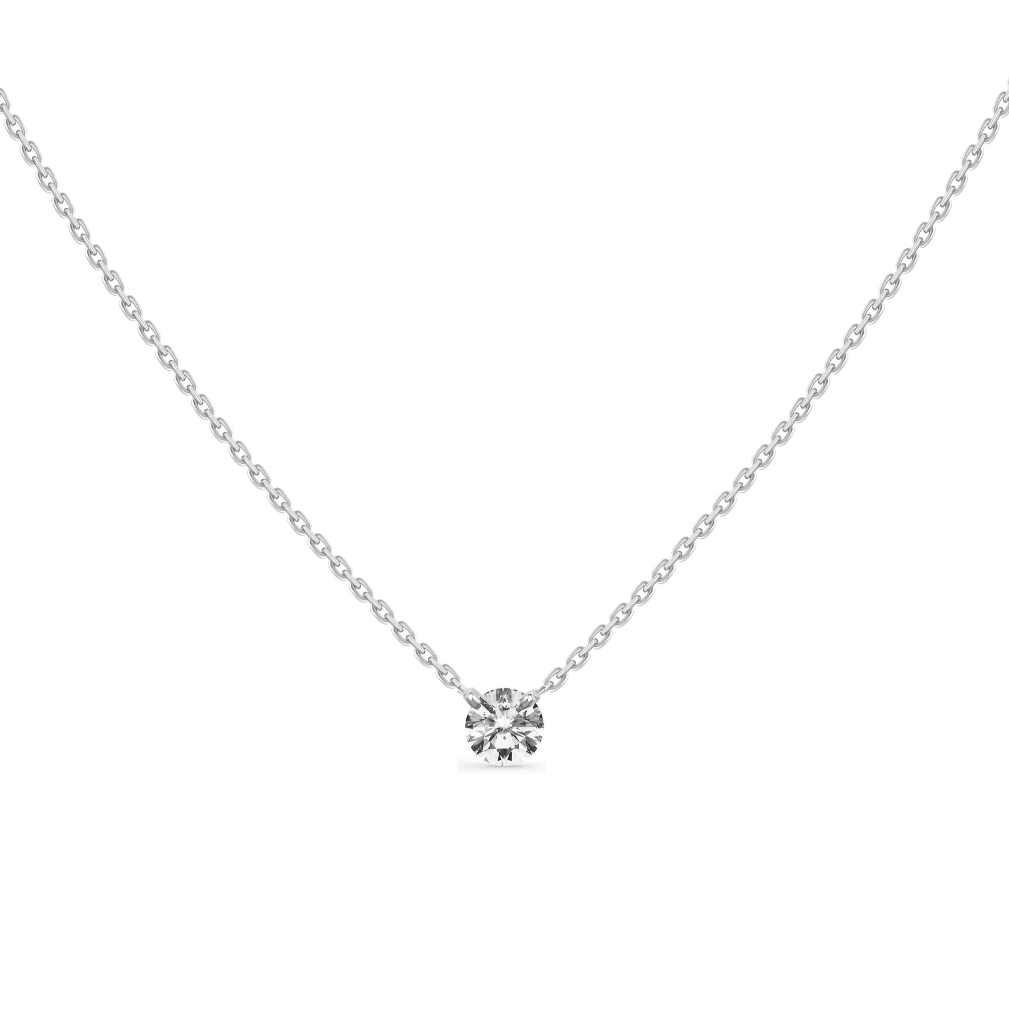 Frida Solitaire Diamond Necklace 0.20 ct.